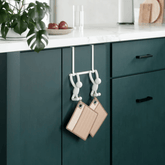Suporte Cabideiro de Porta Buddy Branco - Ela Decora